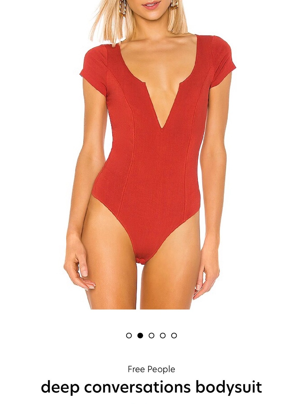 Free People-Deep Conversations Body suit